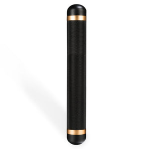 Aviation Black and Gold Aluminum Travel Tube with Gift Box