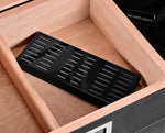 Two Drawer Cedarwood Cabinet Humidor with Digital Hygrometer