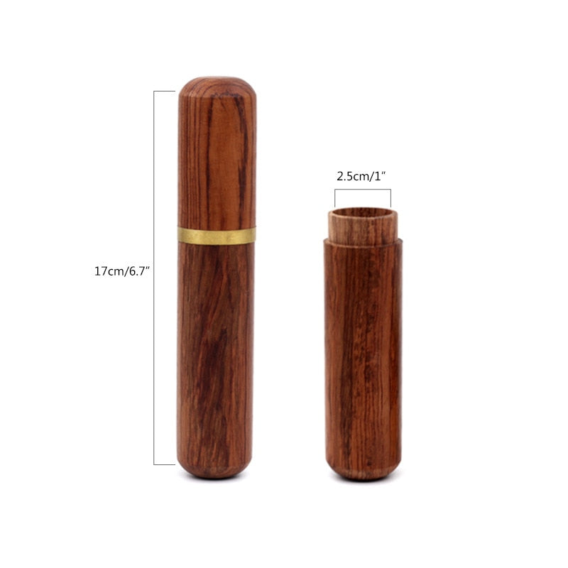 Handmade Solid Wood Moisturizing Tube with Gift Box