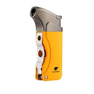 Windproof Metal Lighter With 2 Size Punch and Gift Box