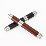 Travel Stainless Steel and Leather Tube