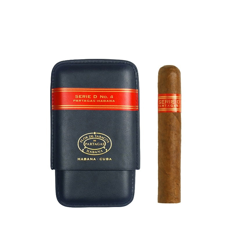 Partagas Serie D No.4 Leather Case with Cutter and Gift Box