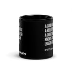 Black Mug. Quote 1. Box Scores Black Glossy Mug