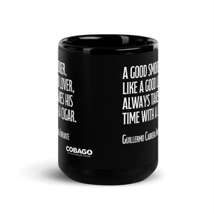 Black Glossy Mug. Quote 3 . Lover