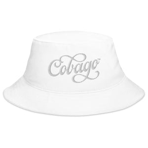 Embroidered Cobago White Bucket Hat