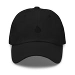 Embroidered Black Candela on Black Unisex Dad hat