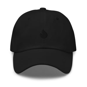 Embroidered Black Candela on Black Unisex Dad hat