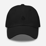 Embroidered Black Candela on Black Unisex Dad hat