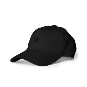 Embroidered Black Candela on Black Unisex Dad hat