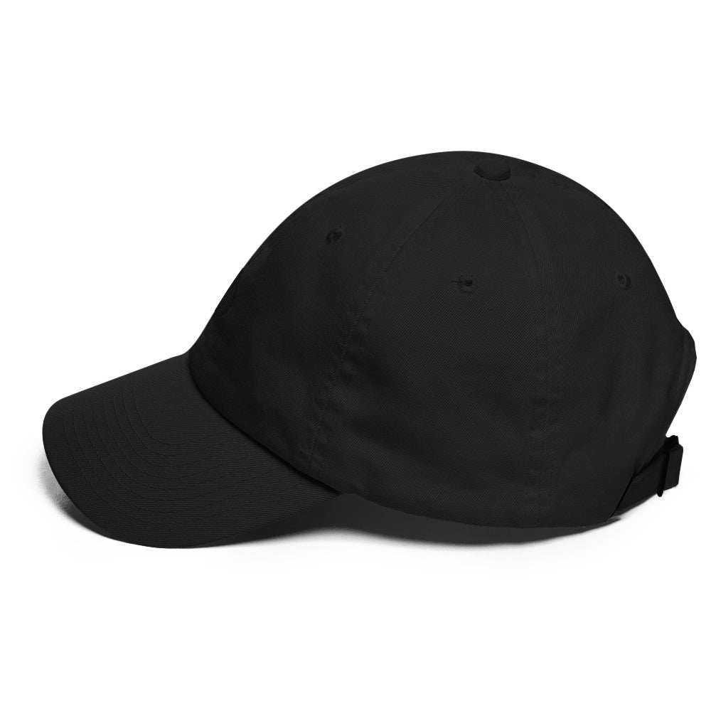 Embroidered Black Candela on Black Unisex Dad hat