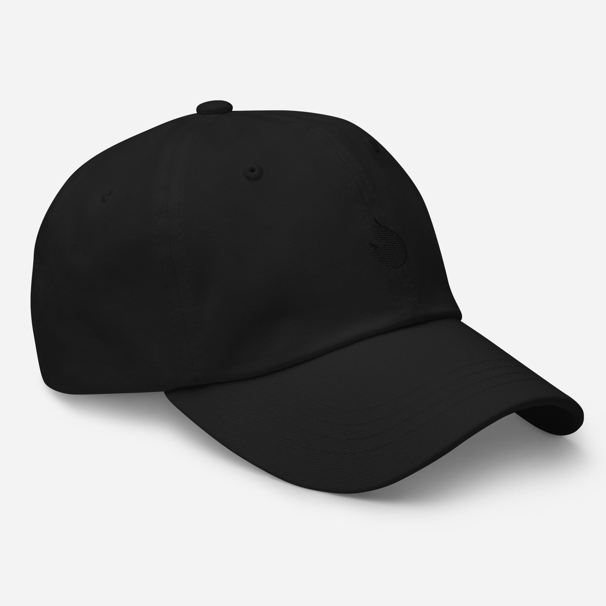 Embroidered Black Candela on Black Unisex Dad hat