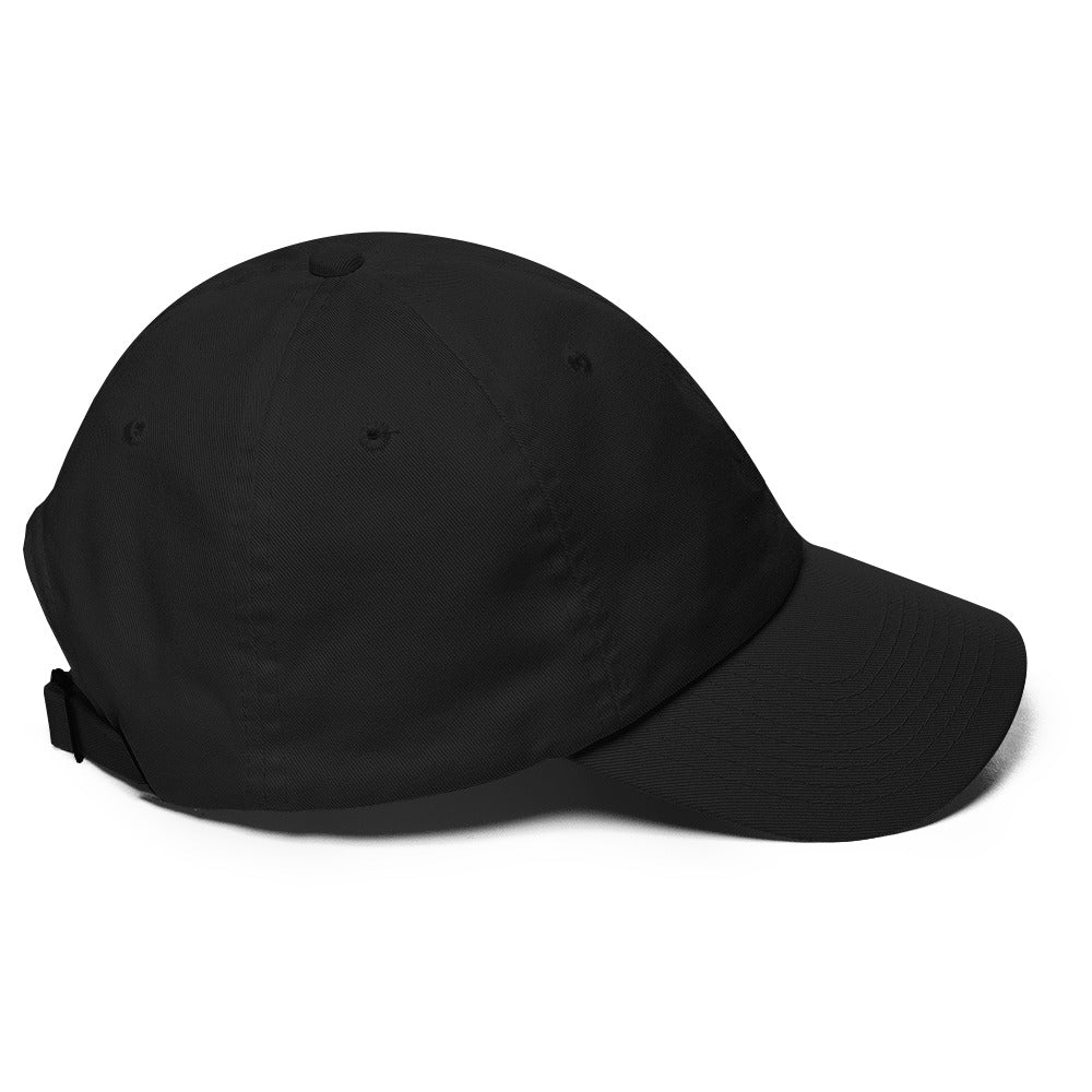 Embroidered Black Candela on Black Unisex Dad hat