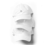 Embroidered White Candela on White Unisex Dad hat