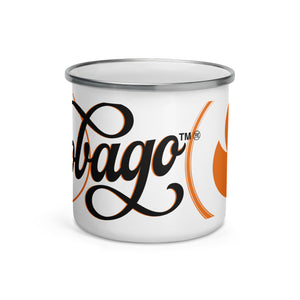 Orange Candela Enamel Mug