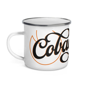 Orange Candela Enamel Mug