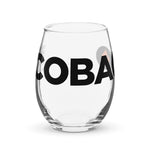 Quote Vices Branded Stemless Wine Glass