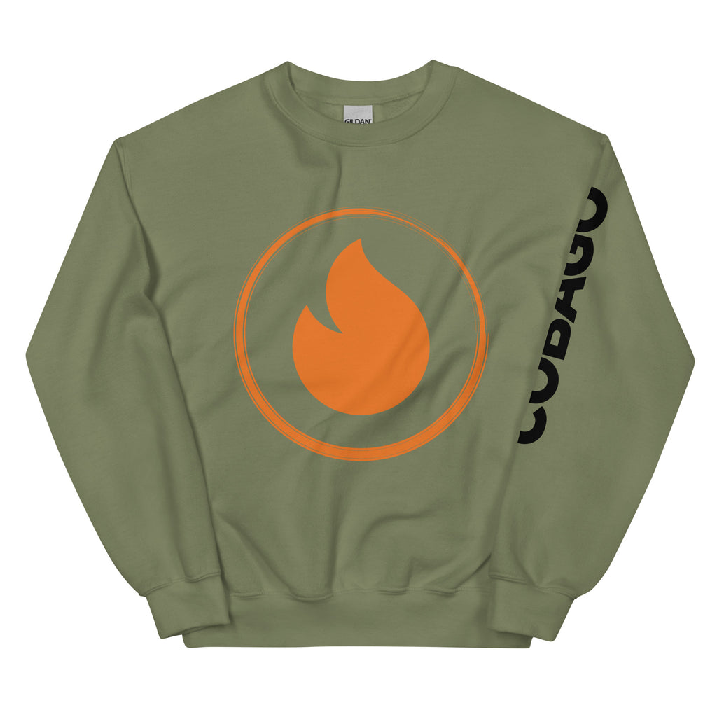 Orange Candela Unisex Sweatshirt