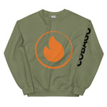 Orange Candela Unisex Sweatshirt