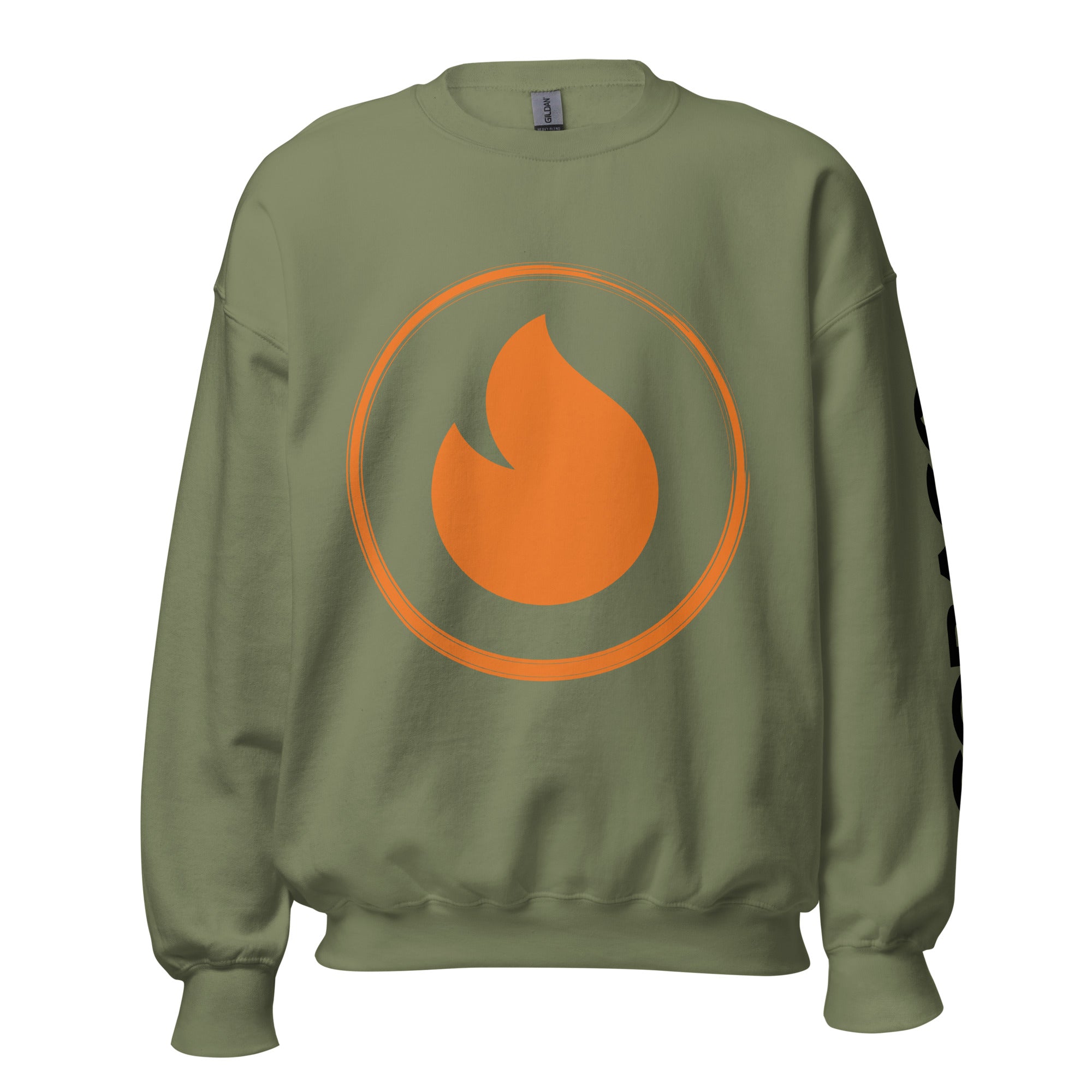 Orange Candela Unisex Sweatshirt