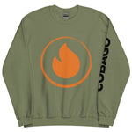 Orange Candela Unisex Sweatshirt