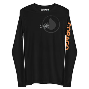 Cobago Unisex Black Long Sleeve Tee