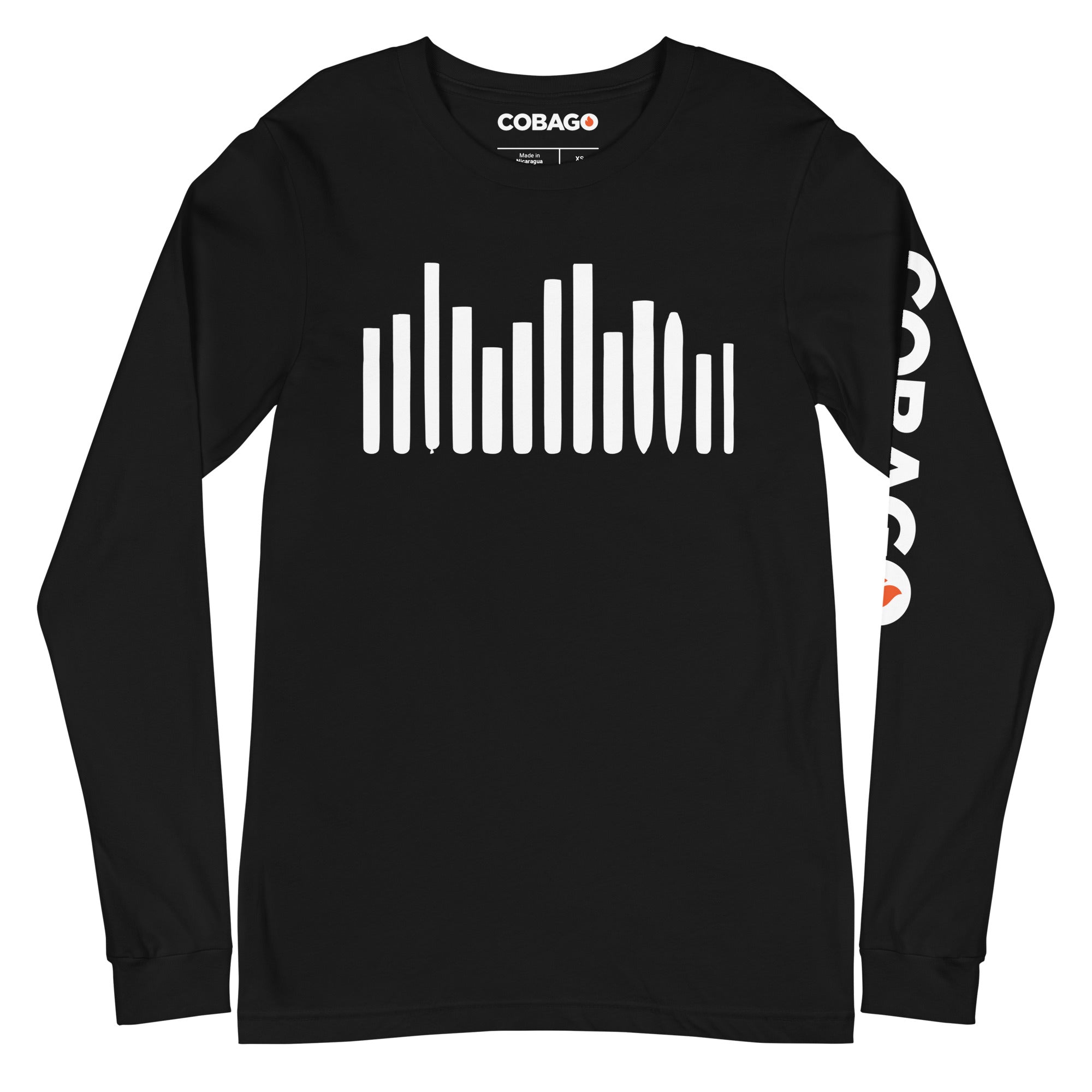 Vitolas Unisex Black Long Sleeve Tee