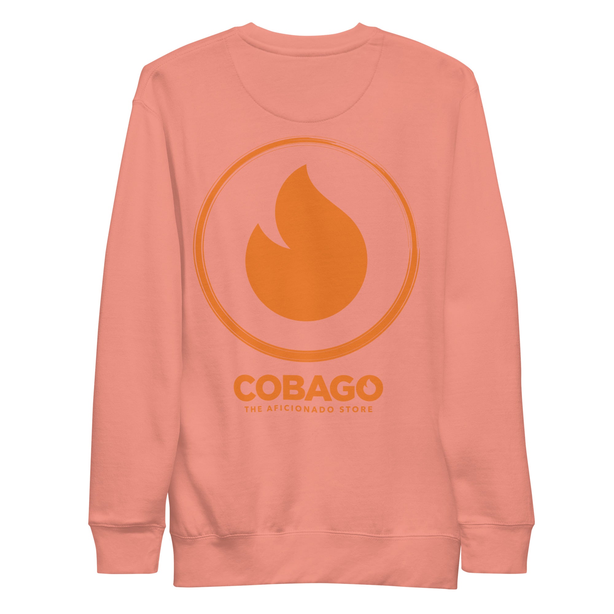 Embroidered Orange Stroke CandelaUnisex Premium Sweatshirt