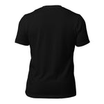 Embroidered Black Candela on Black Unisex t-shirt