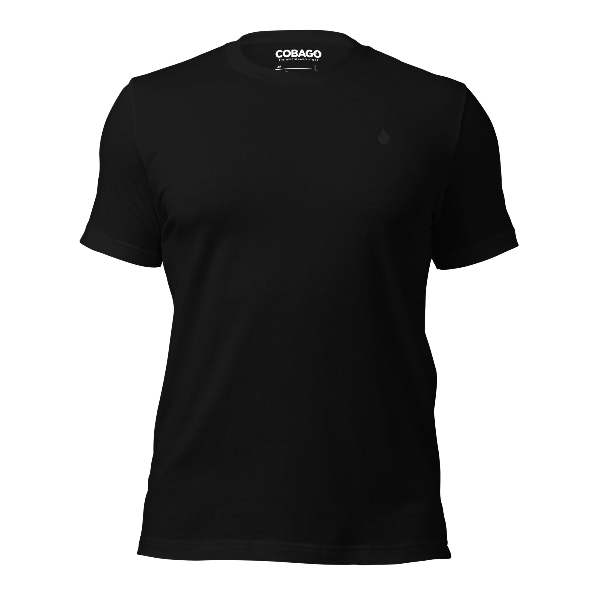 Embroidered Black Candela on Black Unisex t-shirt