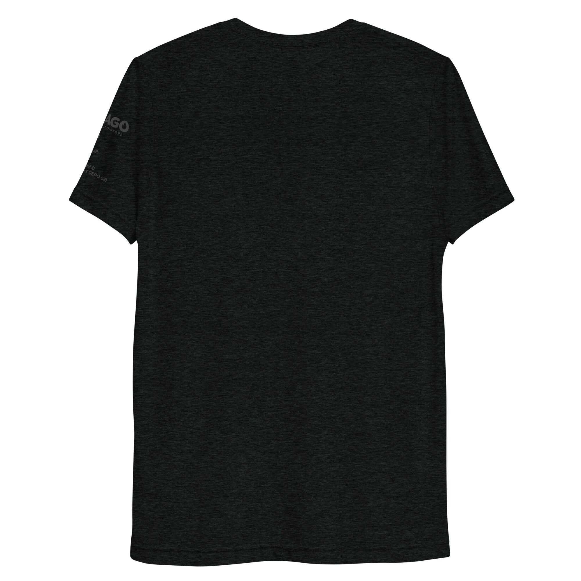 Belicoso Charcoal Tri-blend Black Short sleeve t-shirt