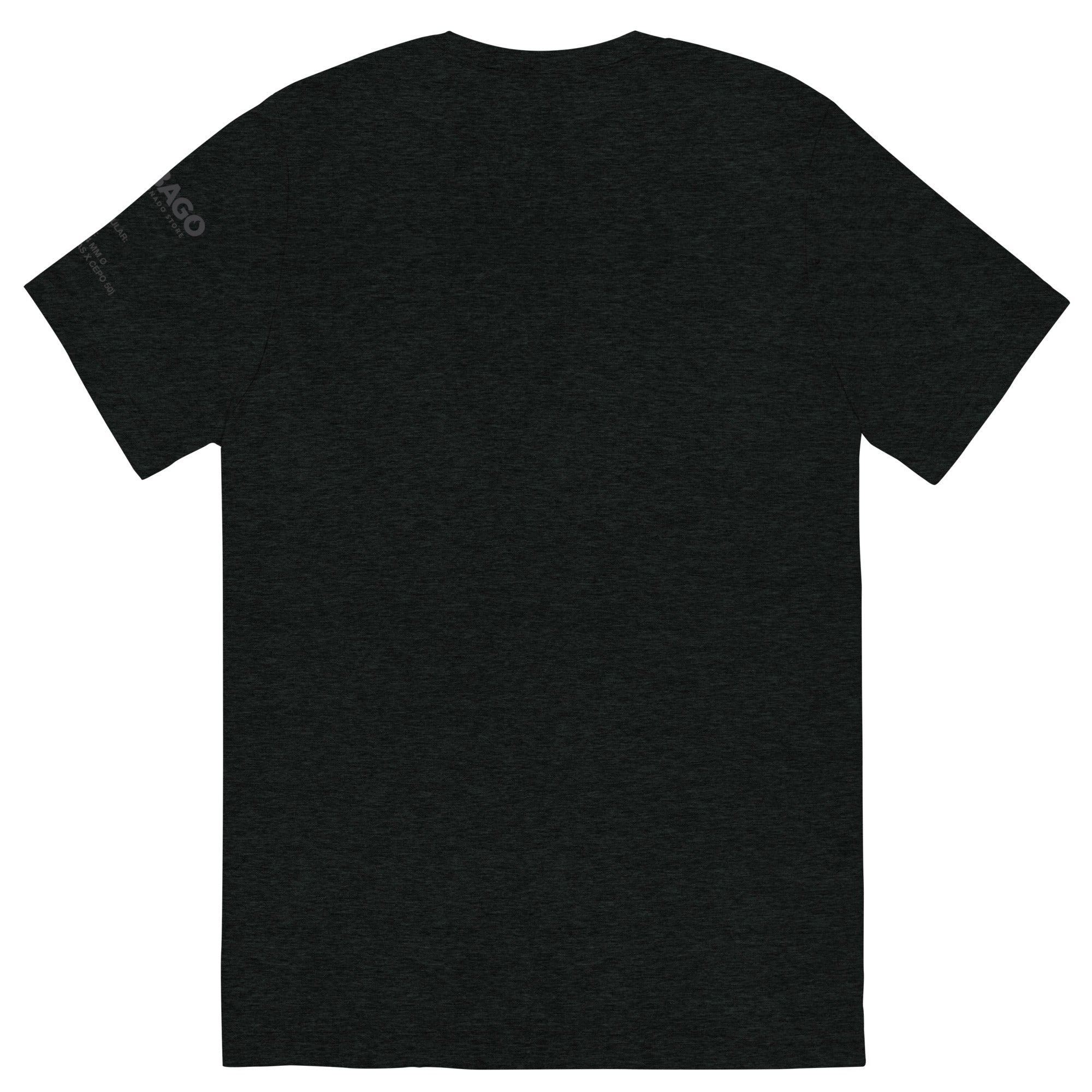 Autentico Black Charcoal Tri-blend Short sleeve t-shirt