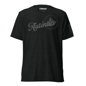 Autentico Black Charcoal Tri-blend Short sleeve t-shirt