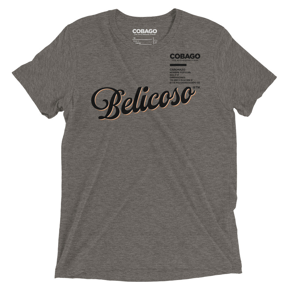 Belicoso Gray Tri-blend Short sleeve t-shirt