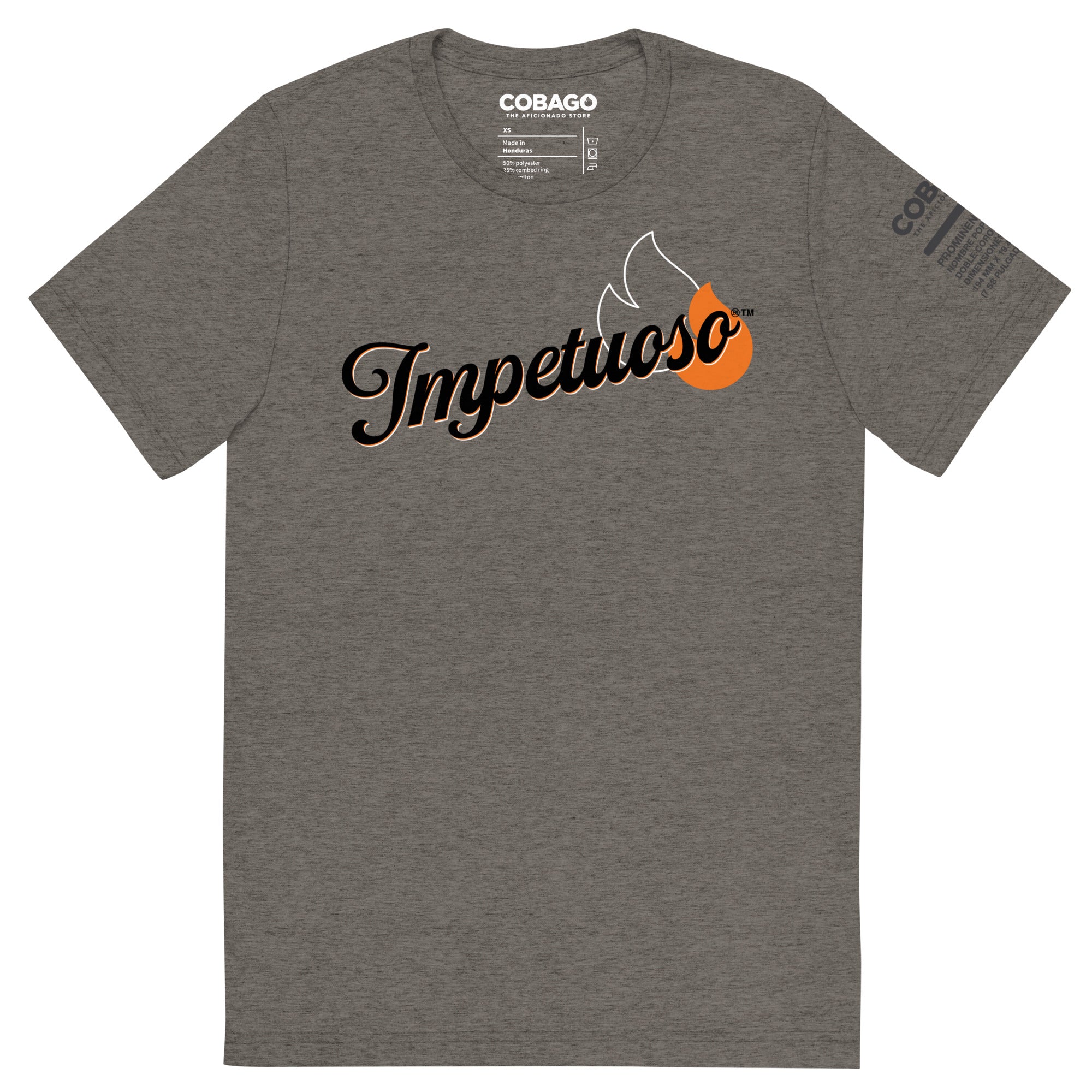 Impetuoso Gray Short Sleeve t-shirt