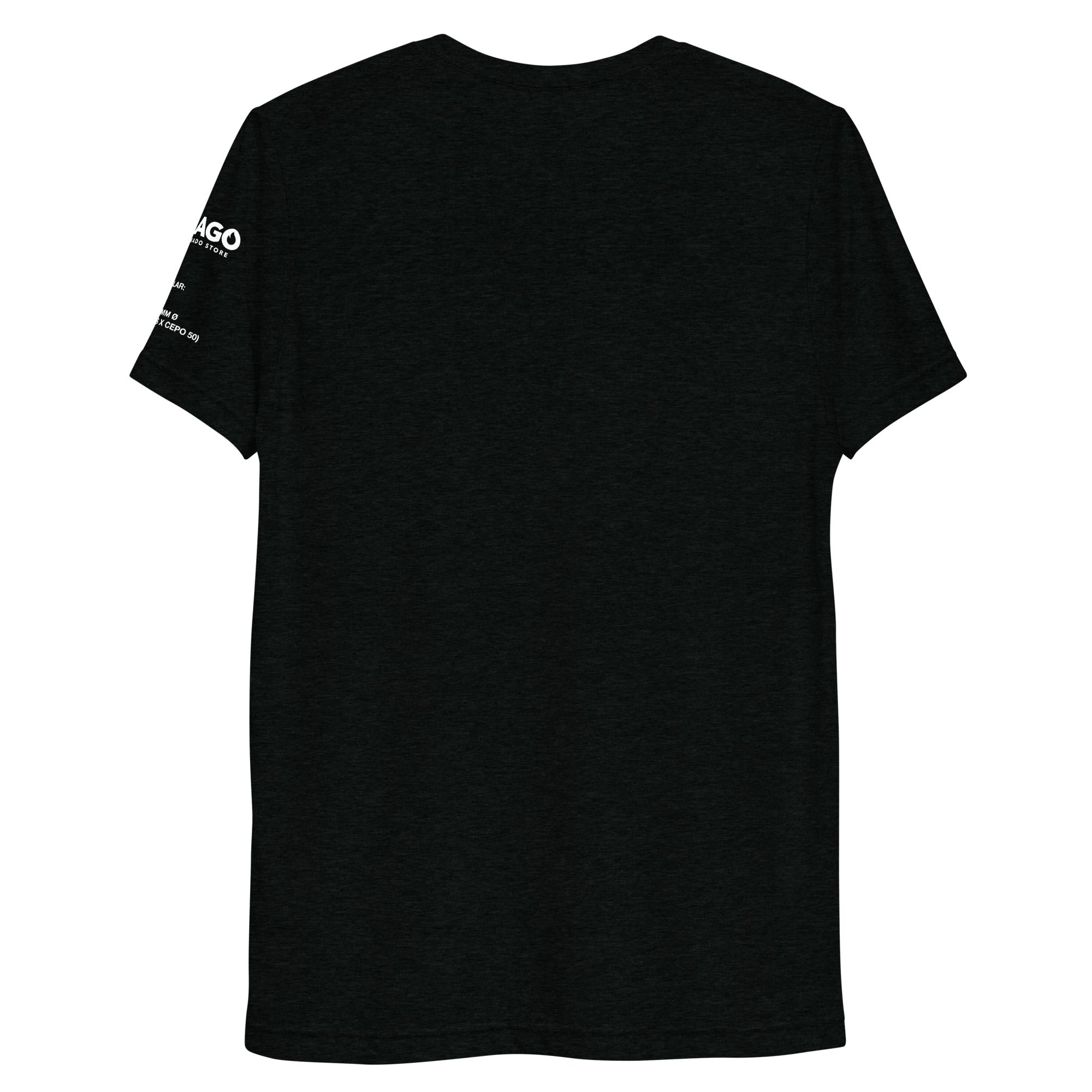 Autentico Solid Black Short Sleeve T-shirt