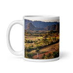 The Valley White glossy mug