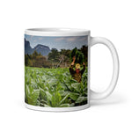 The Crop. White glossy mug