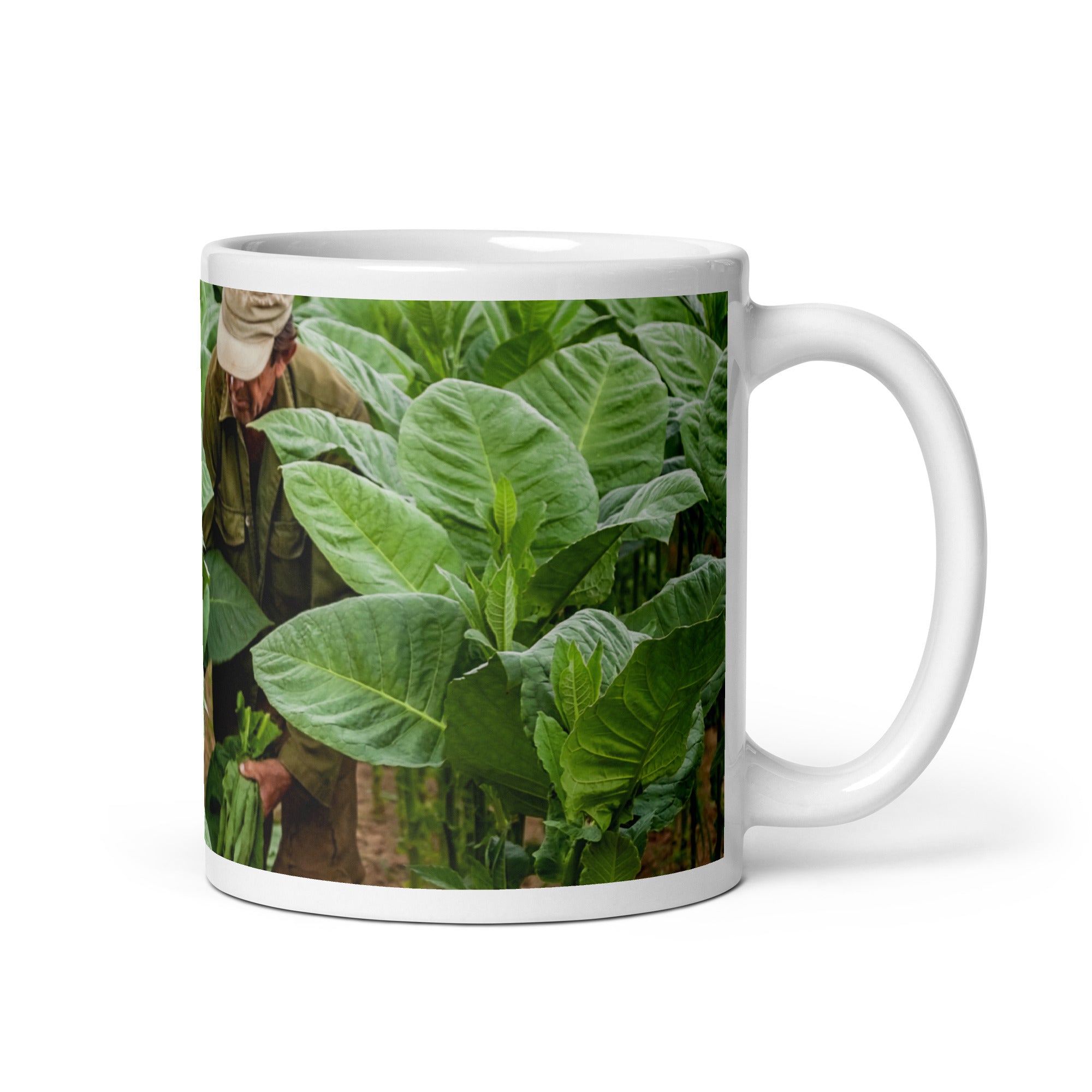 The Harvest. White glossy mug