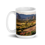 The Valley White glossy mug