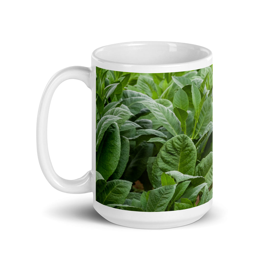 The Harvest. White glossy mug