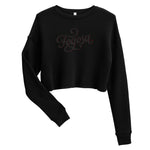 Embroidered Fogosa Crop Sweatshirt