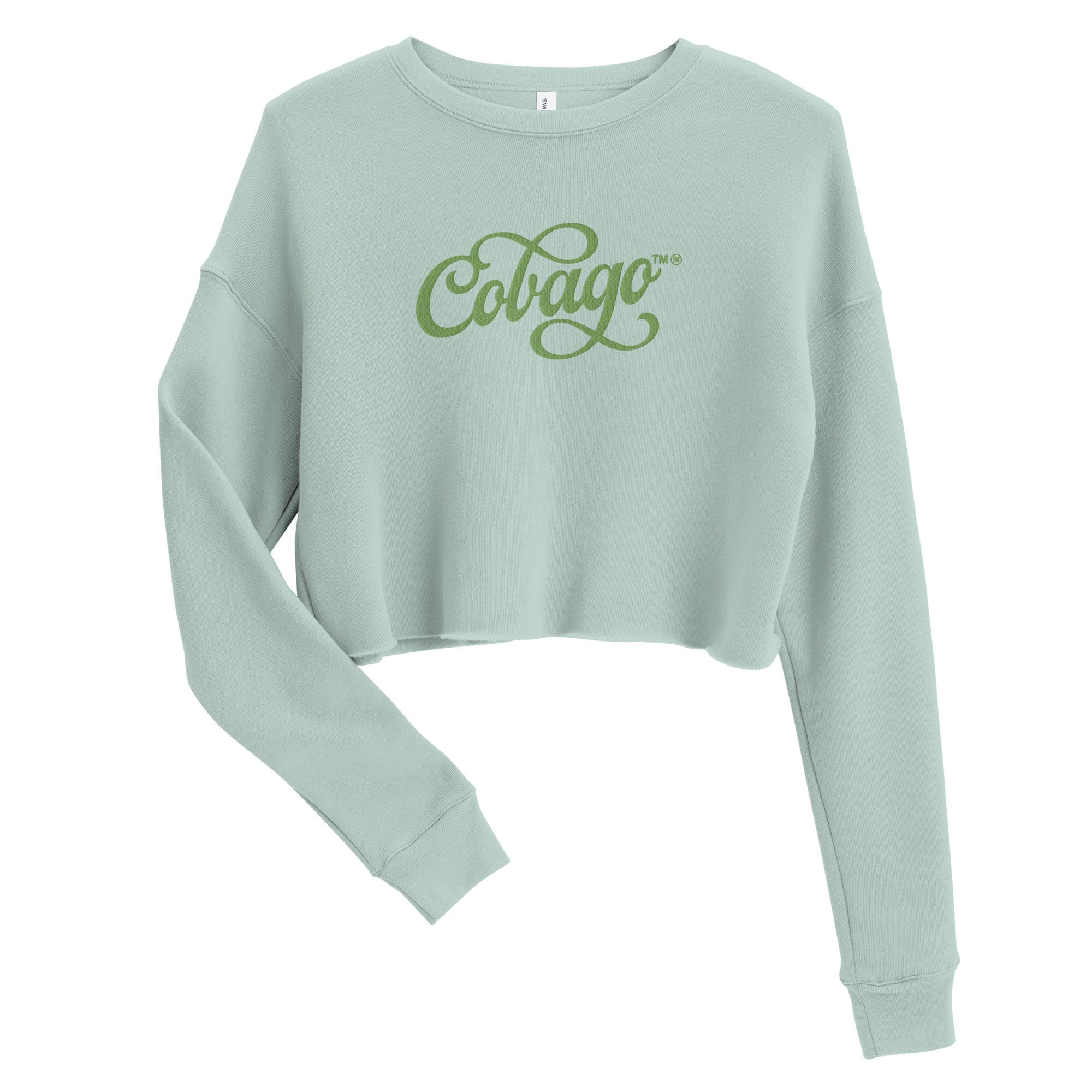 Embroidered Cobago Crop Sweatshirt