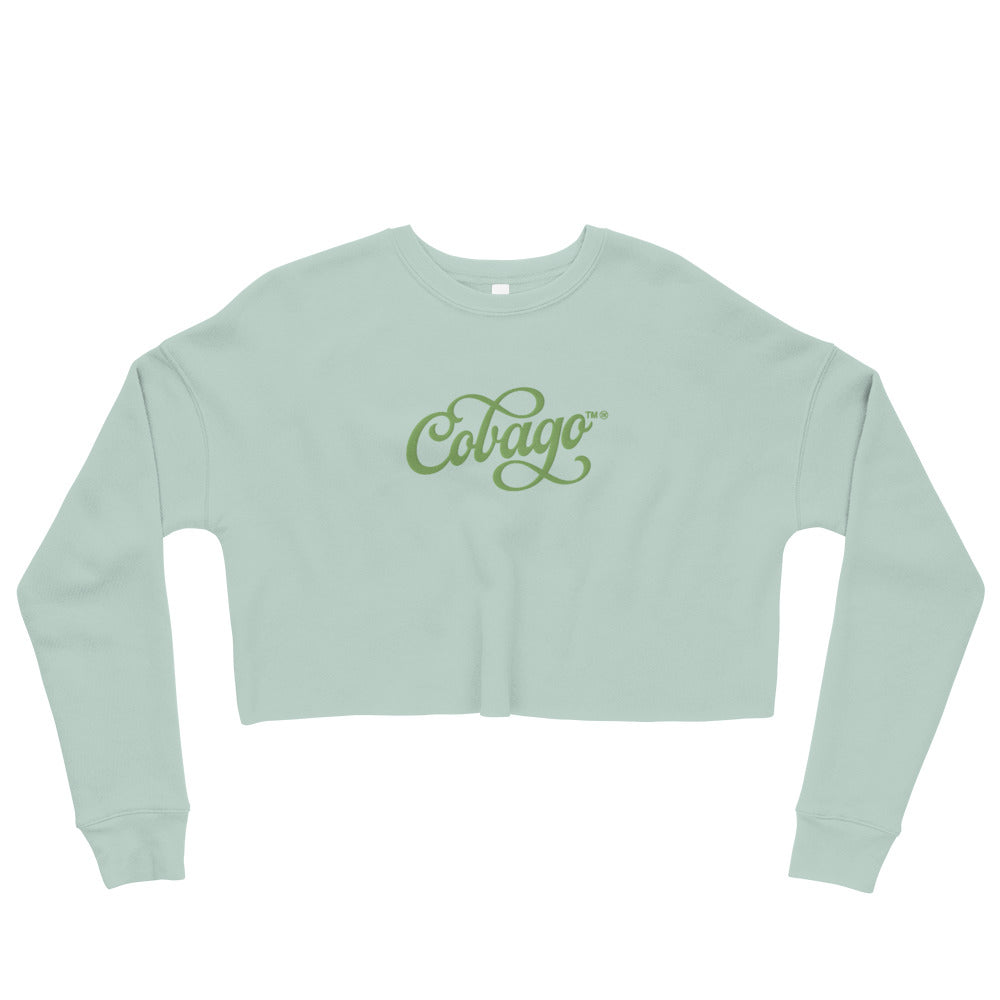 Embroidered Cobago Crop Sweatshirt