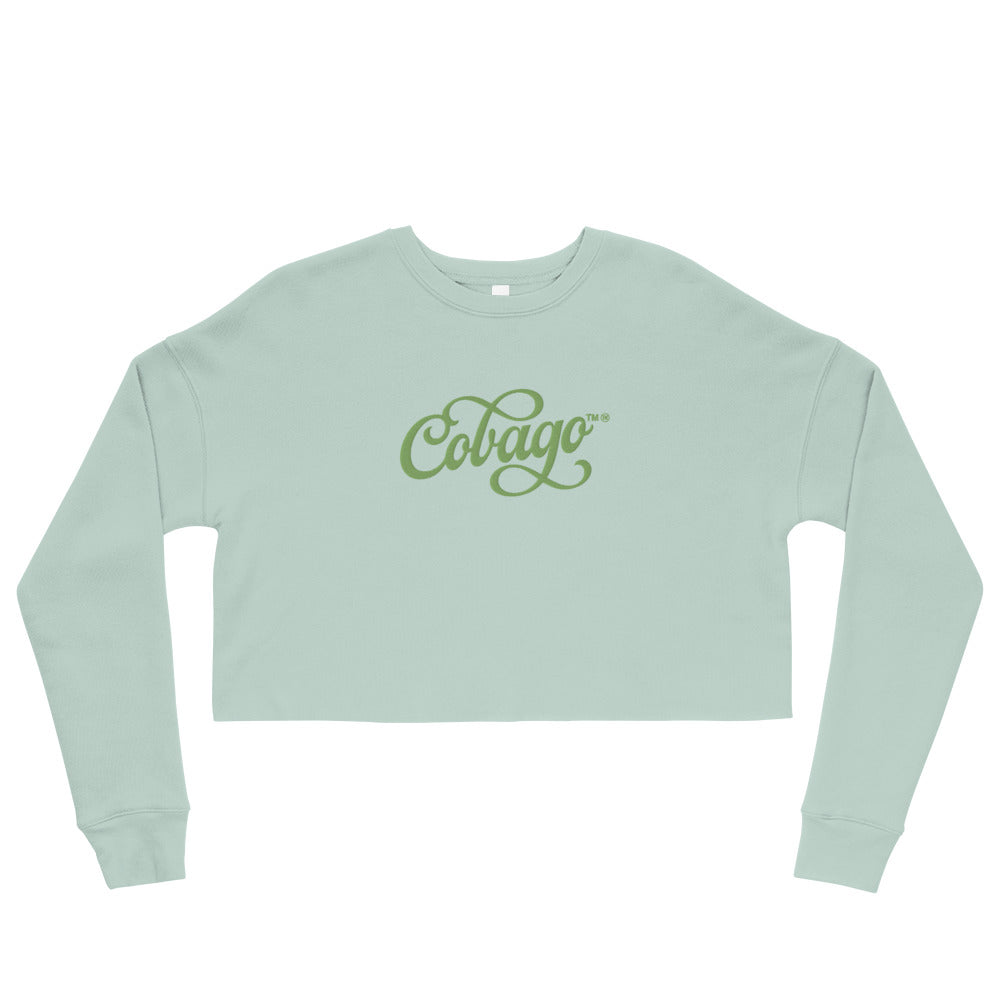 Embroidered Cobago Crop Sweatshirt