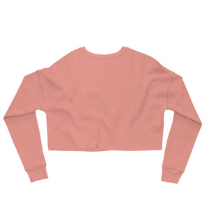 Embroidered Atrevida Crop Sweatshirt