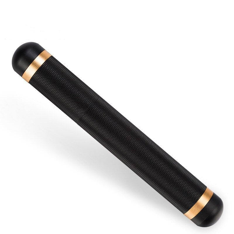 Aviation Black and Gold Aluminum Travel Tube with Gift Box