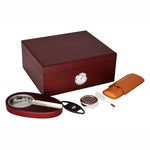 Cedar Wood Humidor Set with Cutter Ashtray Case Hygrometer Humidifier