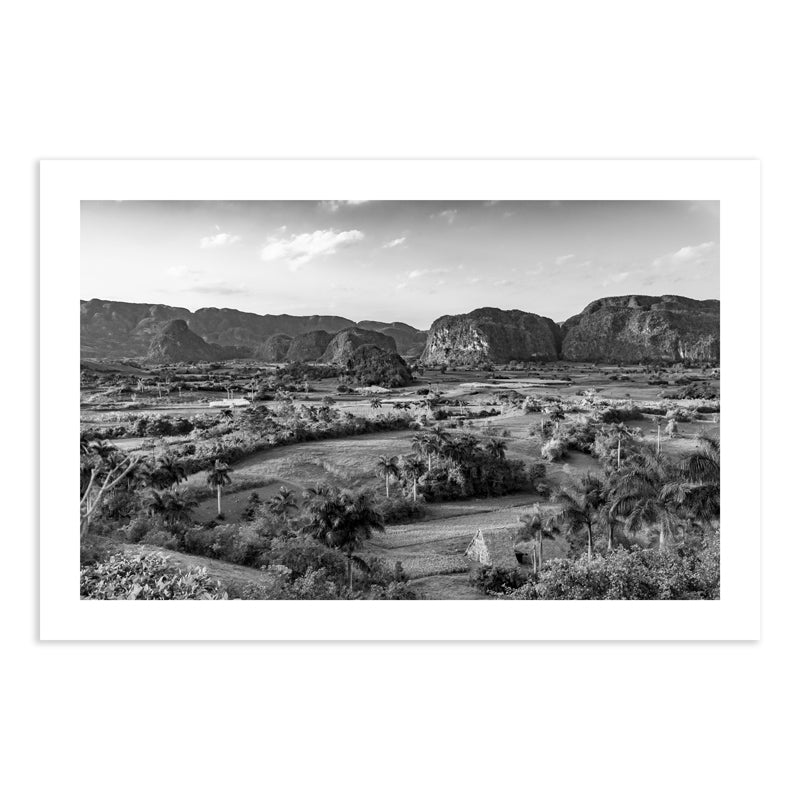 Fine Art Photography. Black & White Print. The Valley