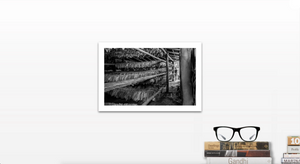 Fine Art Photography. Black & White Print. Interior