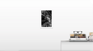 Fine Art Photography. Black & White Print. Tabaquero Portrait
